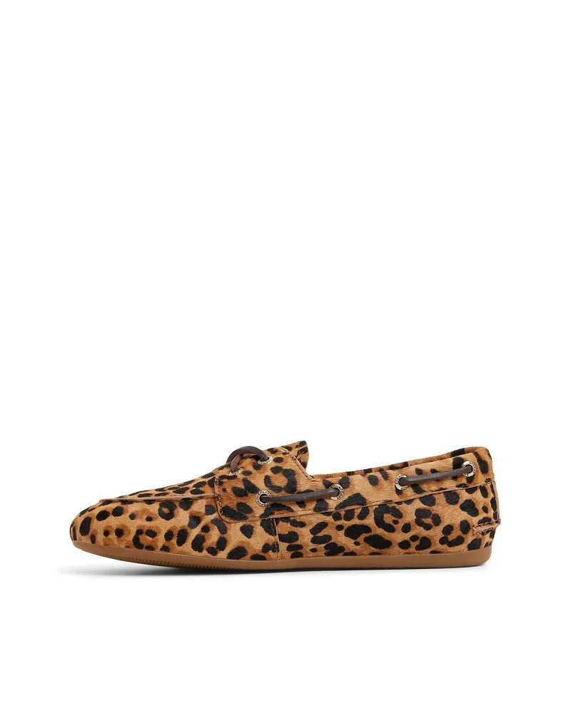 Slim Boat Leather Pony Hair Le - Image 3