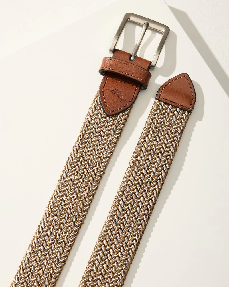 Two-Tone Stretch Webbed Belt - Image 2