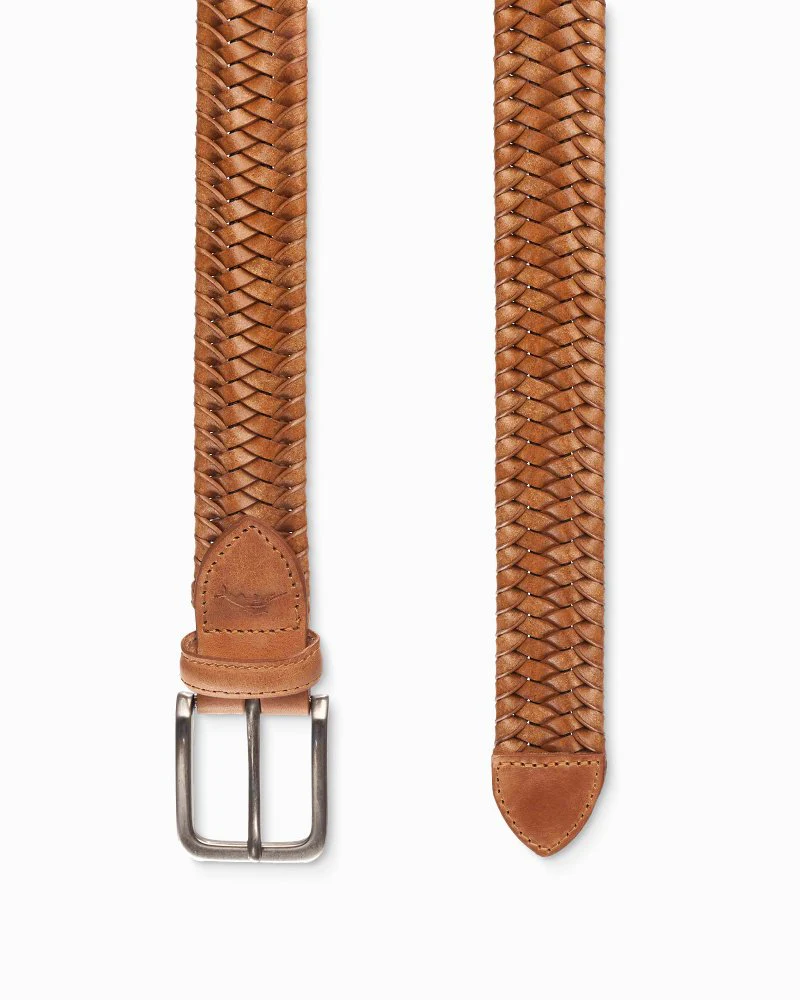 Braided Leather Stretch Belt - Image 2