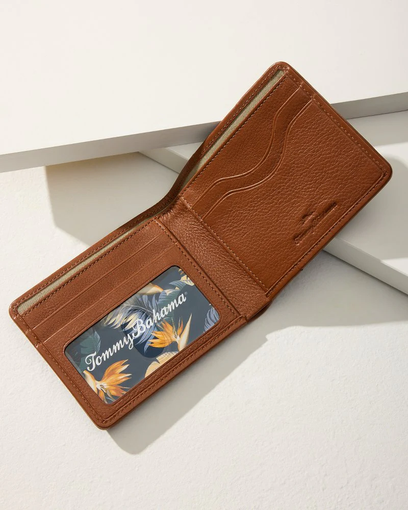 Pebbled Leather Slimfold Wallet - Image 2