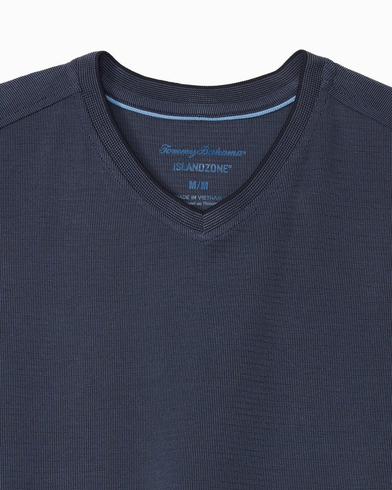 Big & Tall Coastal Crest IslandZone V-Neck Shirt - Image 2