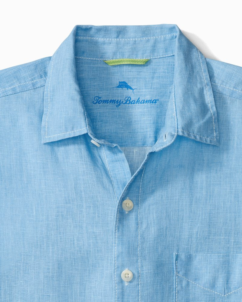 Big & Tall Sea Glass Breezer Linen Shirt - Image 2