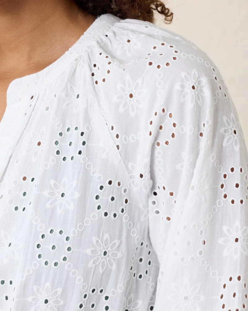 Harbour Eyelet Coverup Shirt Dress - Image 5