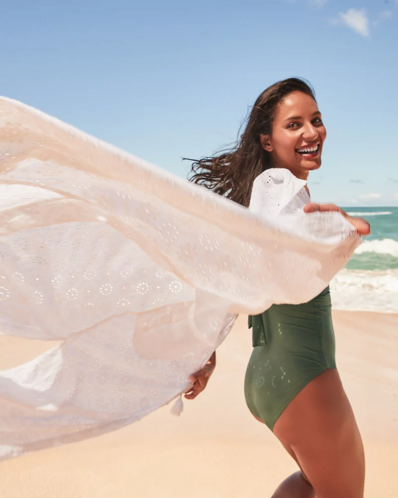 Harbour Eyelet Coverup Shirt Dress - Image 7