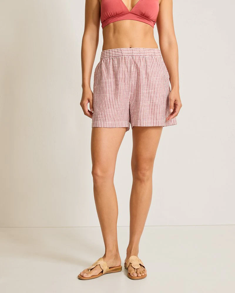 Shoreline Stripe Beach Shorts - Image 2