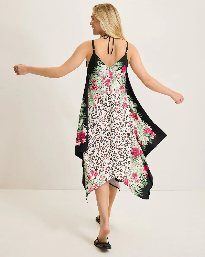 Lily Cat Scarf Coverup Dress - Image 3