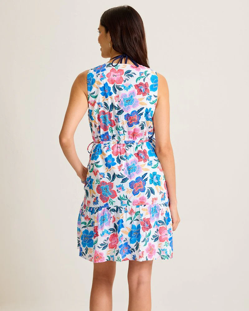 Tropi Flora Tiered Coverup Dress - Image 3