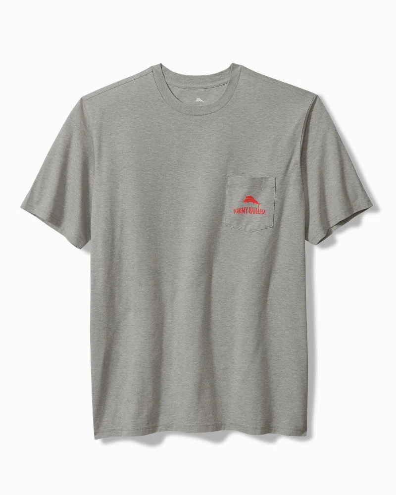 Bench Warmer Pocket Graphic Pocket T-Shirt - Image 2