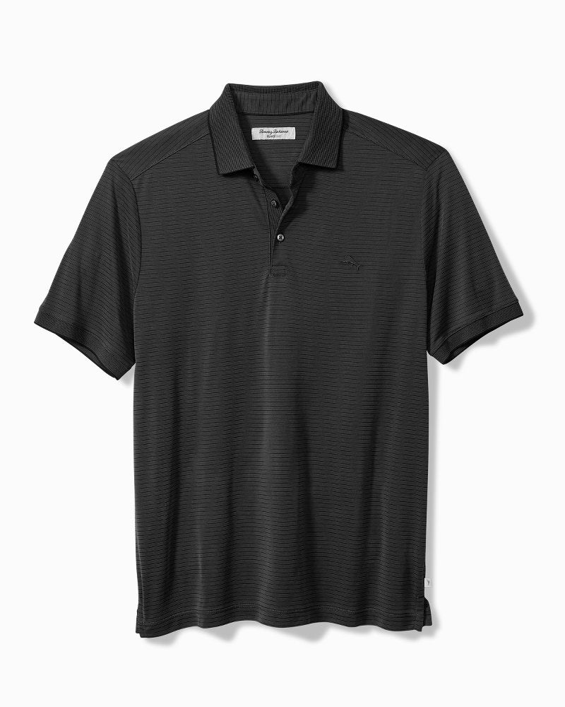 Bay Stripe Polo - COAL