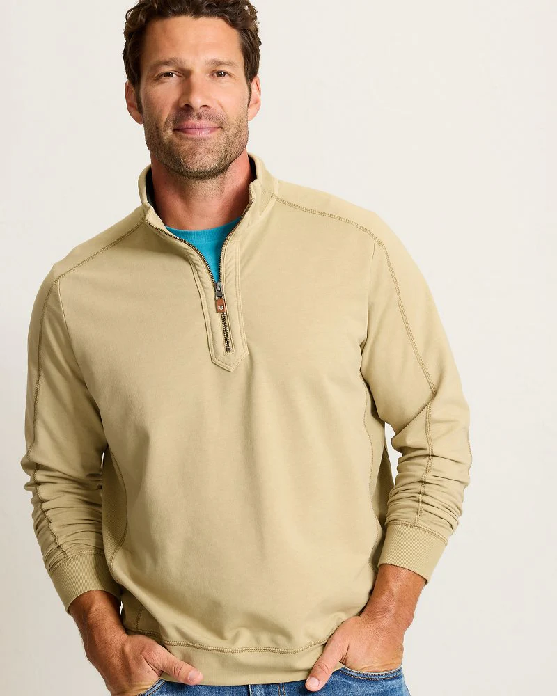 Ben & Terry Half-Zip Sweatshirt - Image 2