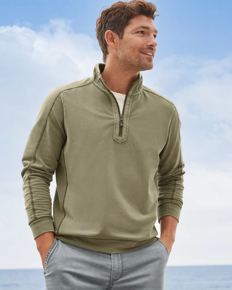 Ben & Terry Half-Zip Sweatshirt - Image 6