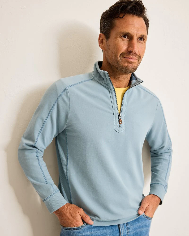 Ben & Terry Half-Zip Sweatshirt - Image 2