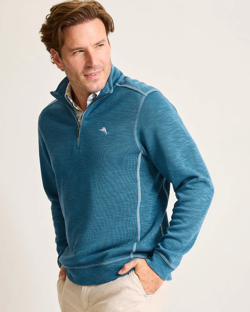 Tobago Bay Marlin Splash Half-Zip Sweatshirt - Image 5