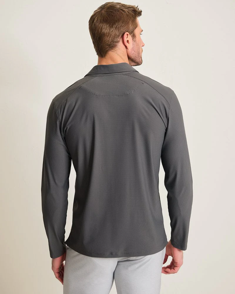 Pebble Coast Half-Zip IslandZone Polo - Image 3