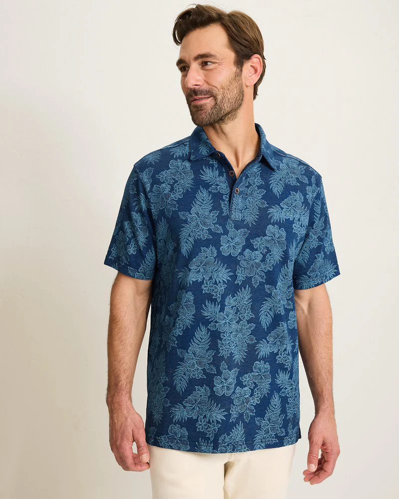 Azul Hibiscus Polo - Image 3