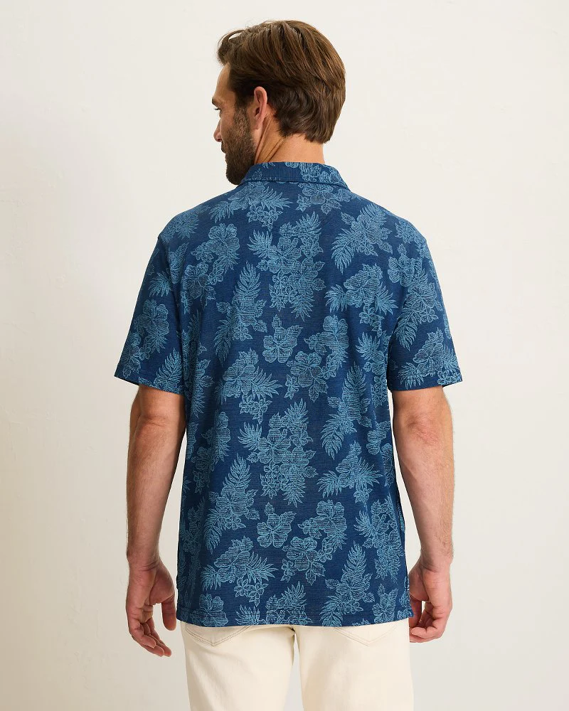 Azul Hibiscus Polo - Image 4