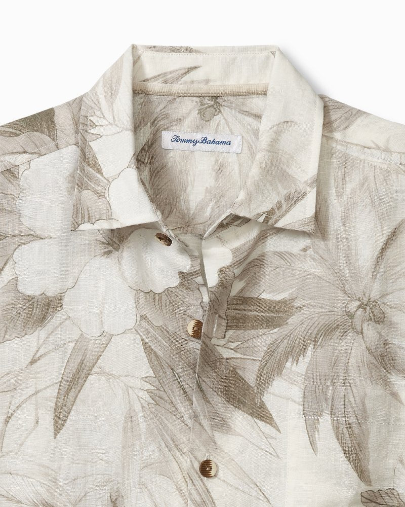 Flora Oasis Long-Sleeve Linen Shirt - Image 4