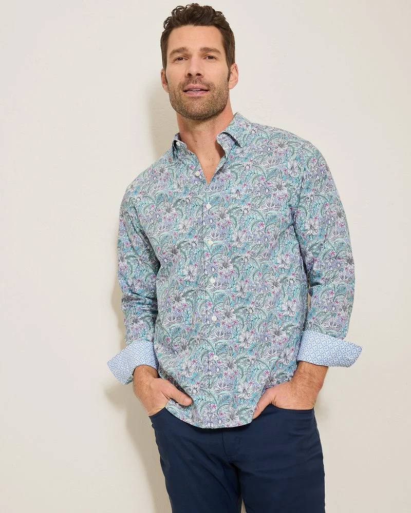 Sarasota Stretch Azul Gardens IslandZone Shirt - Image 2