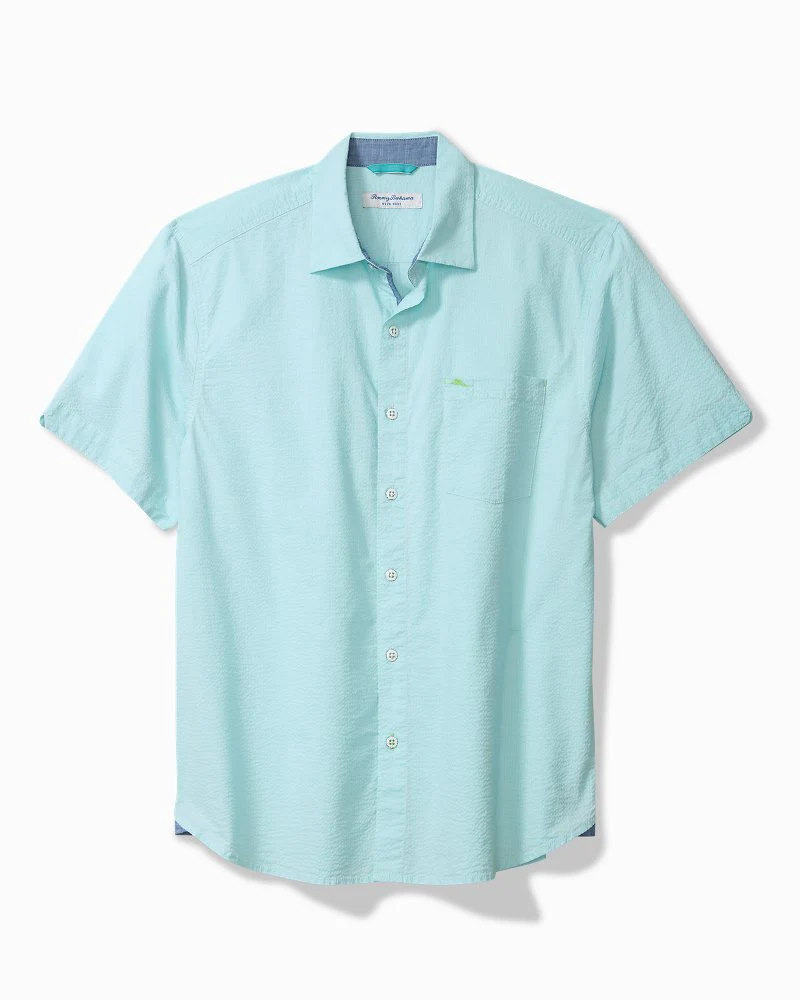 Nova Wave Cotton-Blend Short-Sleeve Shirt