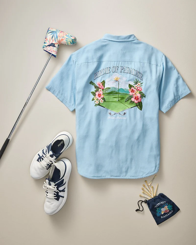 Birdie of Paradise Silk Camp Shirt