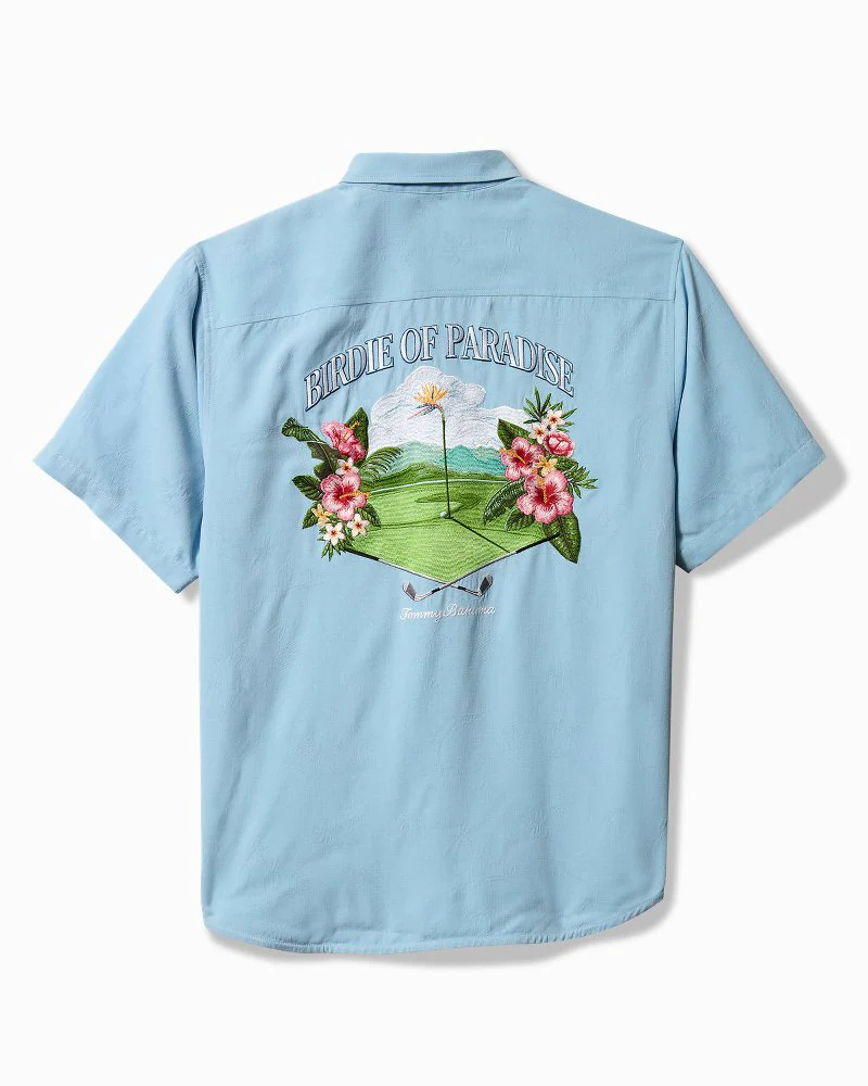Birdie of Paradise Silk Camp Shirt - Image 2