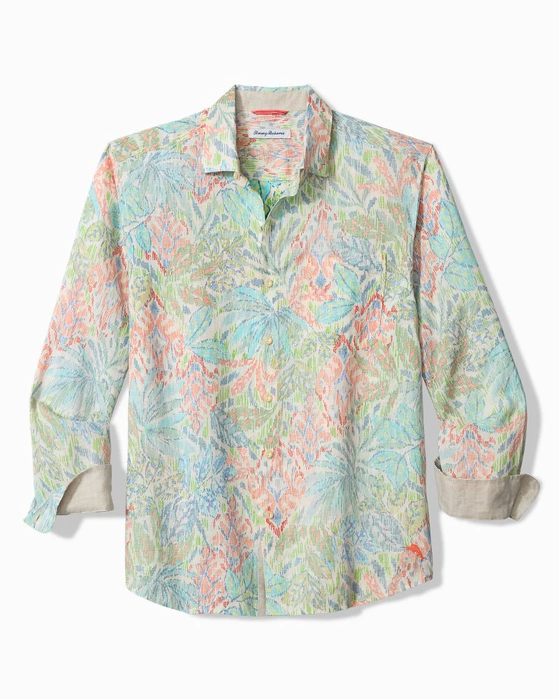 Fresca Gardens Long-Sleeve Linen Shirt