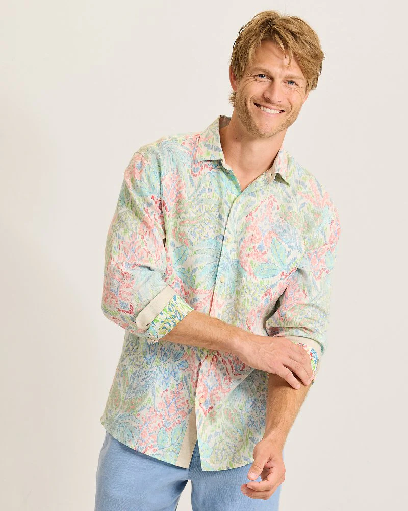 Fresca Gardens Long-Sleeve Linen Shirt - Image 3