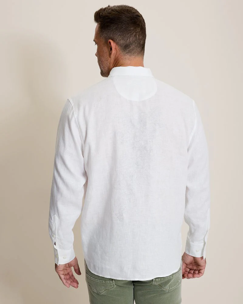 Tide the Knot Long-Sleeve Linen Shirt - Image 3