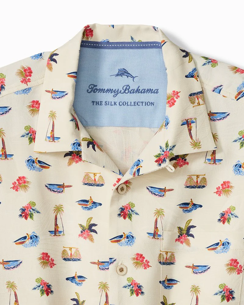 Wave Surfer Silk Camp Shirt - Image 2