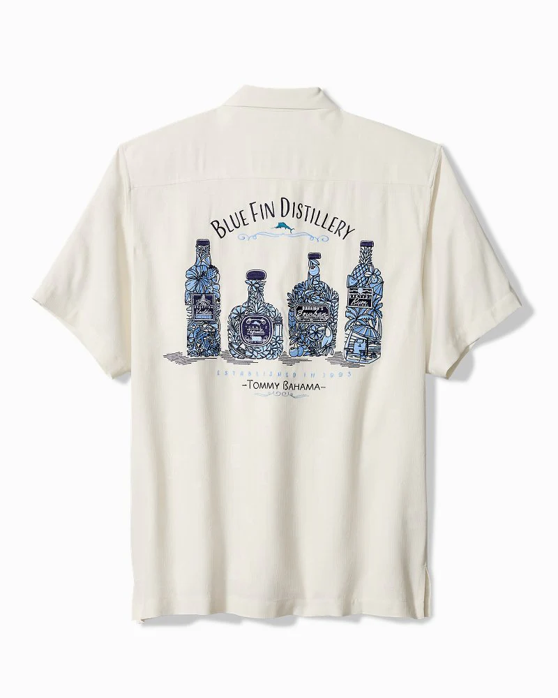 Blue Fin Distillery Silk Camp Shirt