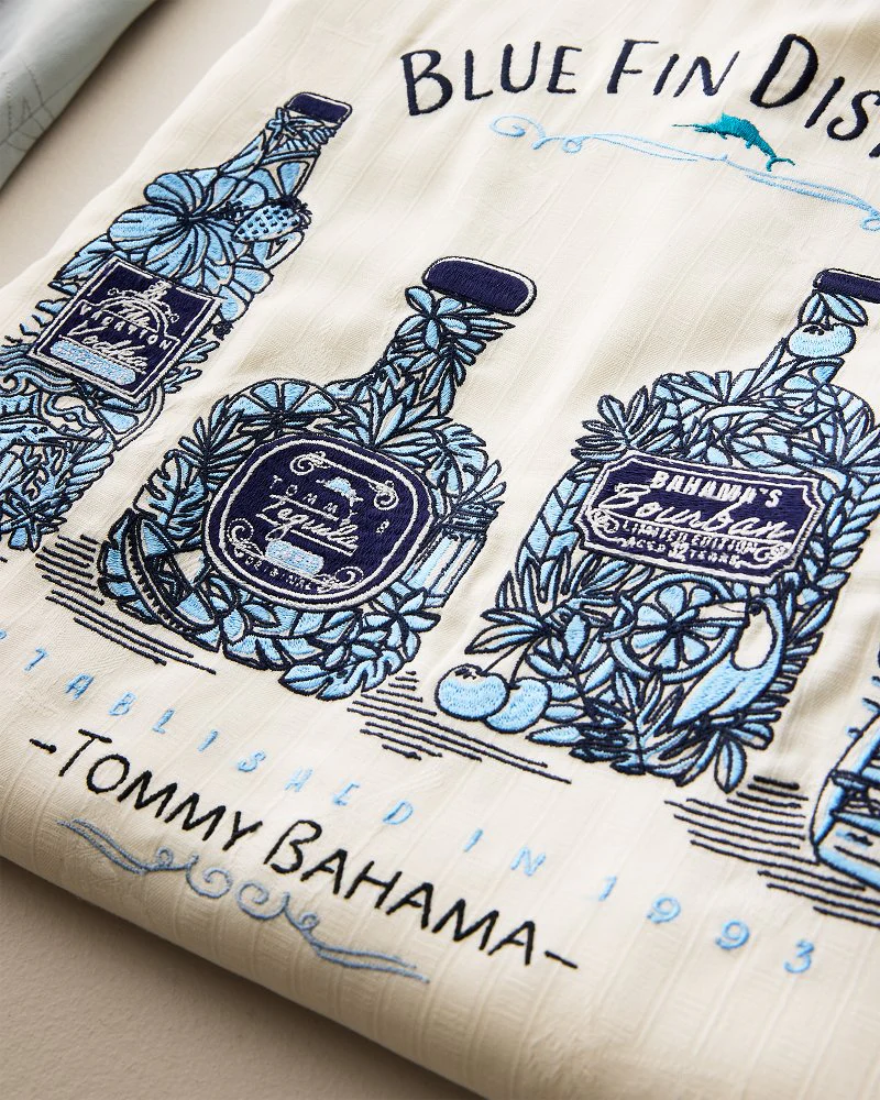 Blue Fin Distillery Silk Camp Shirt - Image 2