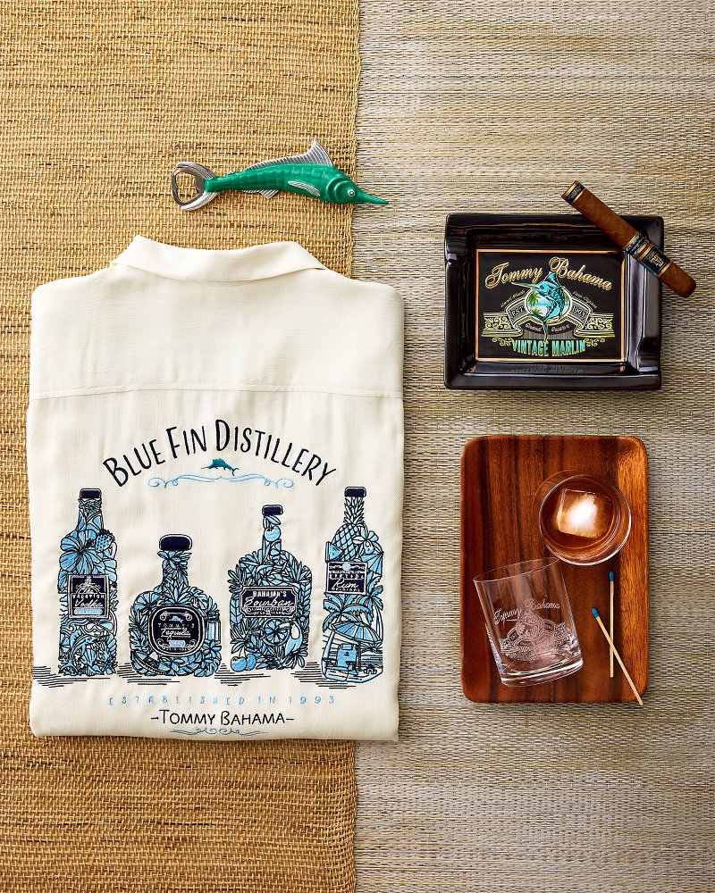 Blue Fin Distillery Silk Camp Shirt - Image 5