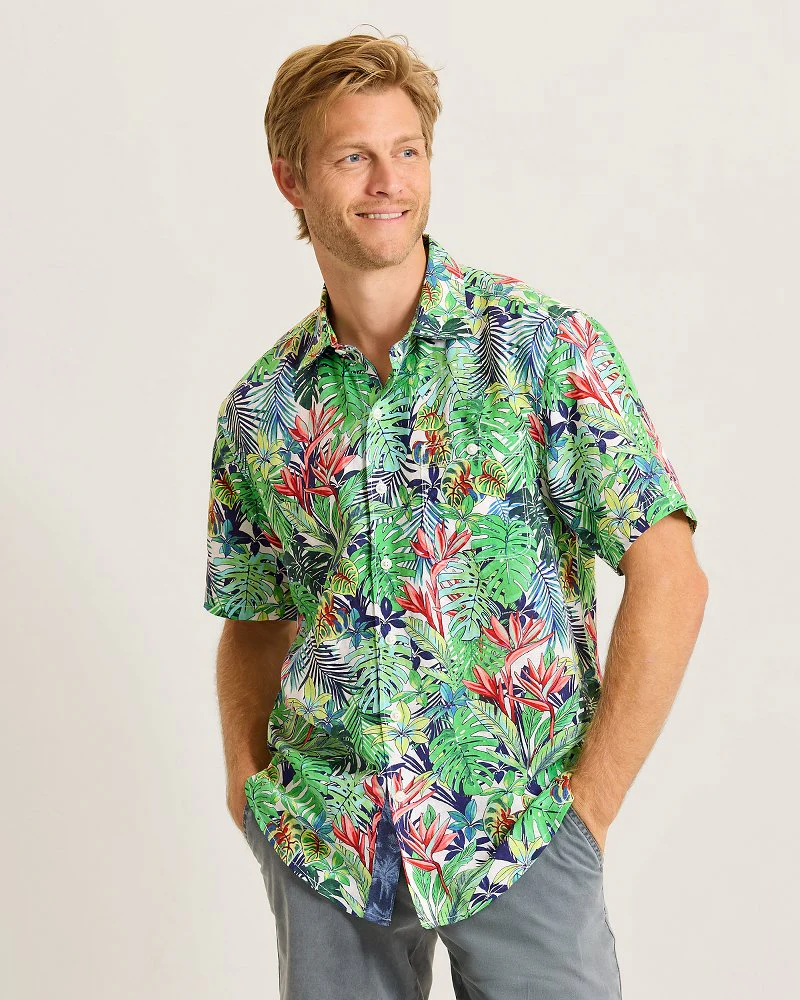Sand Linen Verde Gardens Shirt - Image 3