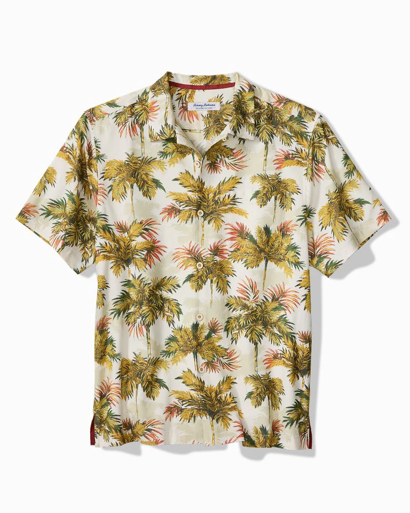 Coastal Ease Palm Voyage IslandZone Camp Shirt