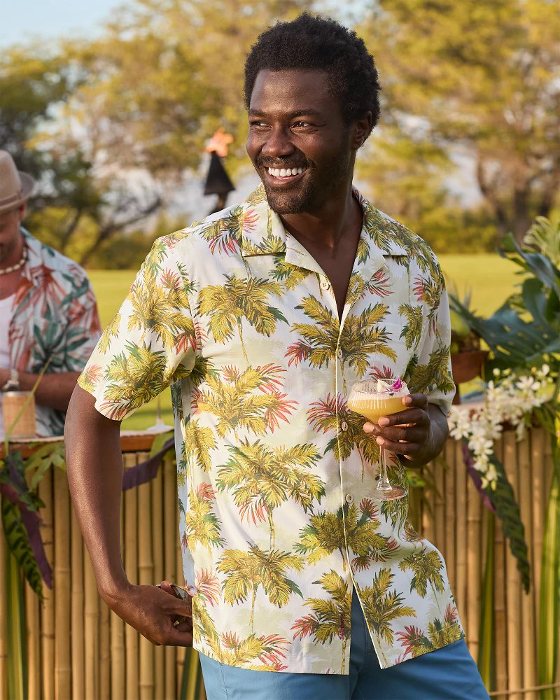 Coastal Ease Palm Voyage IslandZone Camp Shirt - Image 2