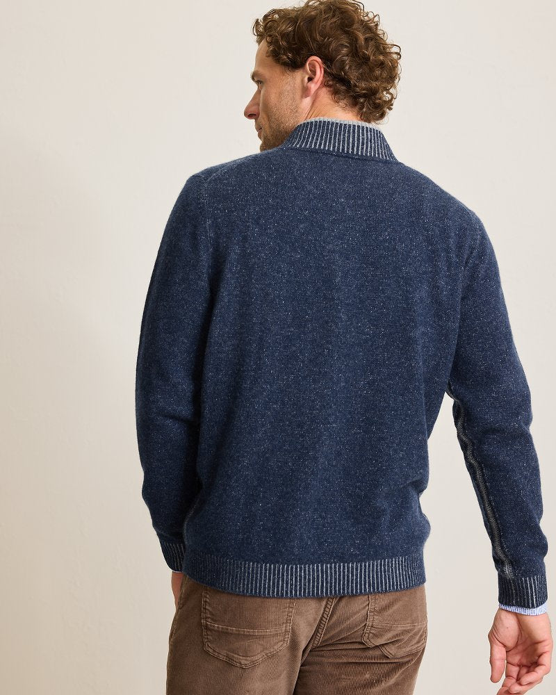 Soft Sands Cashmere Button-Mock Sweater - Image 3