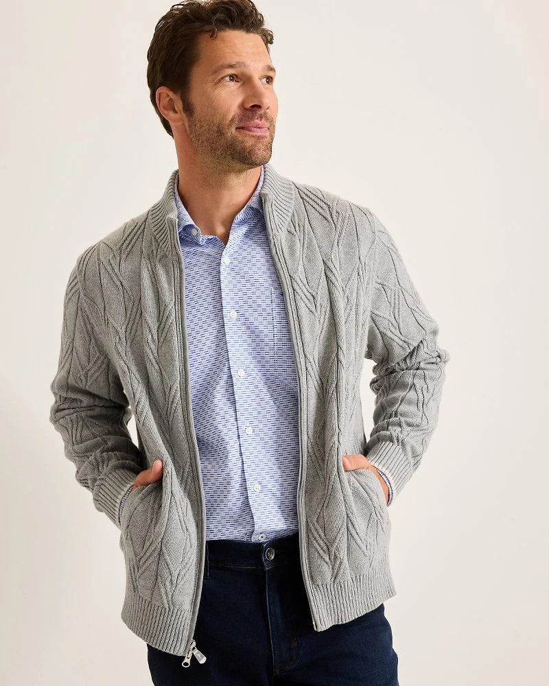 Capital Cable Full-Zip Cardigan - Image 4