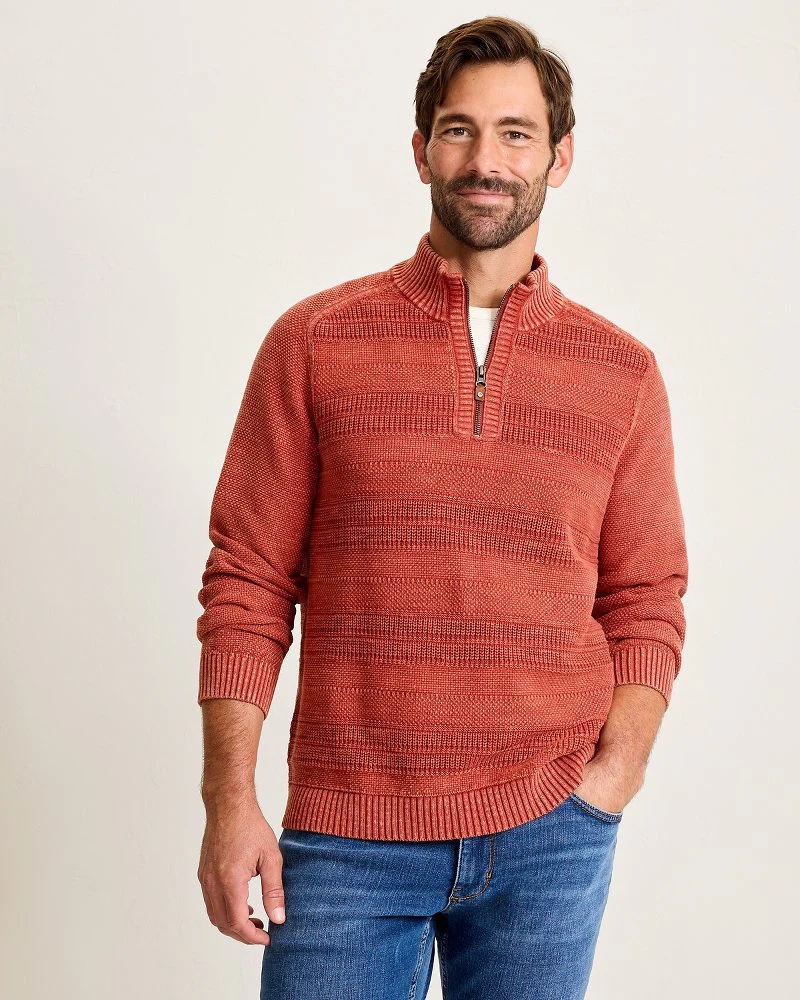 Saltwater Textured Half Zip - Image 2