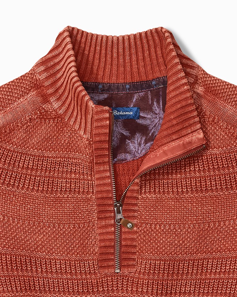 Saltwater Textured Half Zip - Image 4