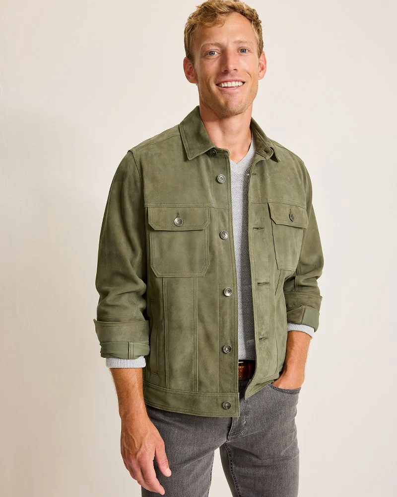 Pine Lake Suede Trucker Jacket - Image 4