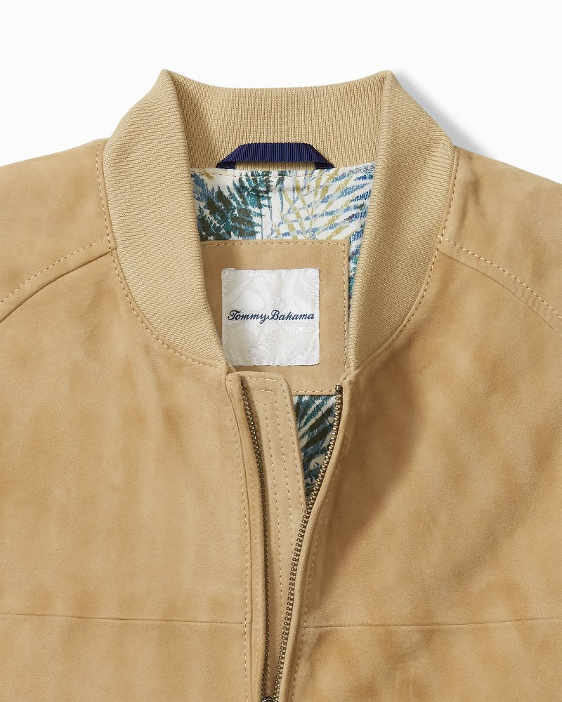 Collector's Series '24 Paradise Oasis Suede Bomber Jacket - Image 6