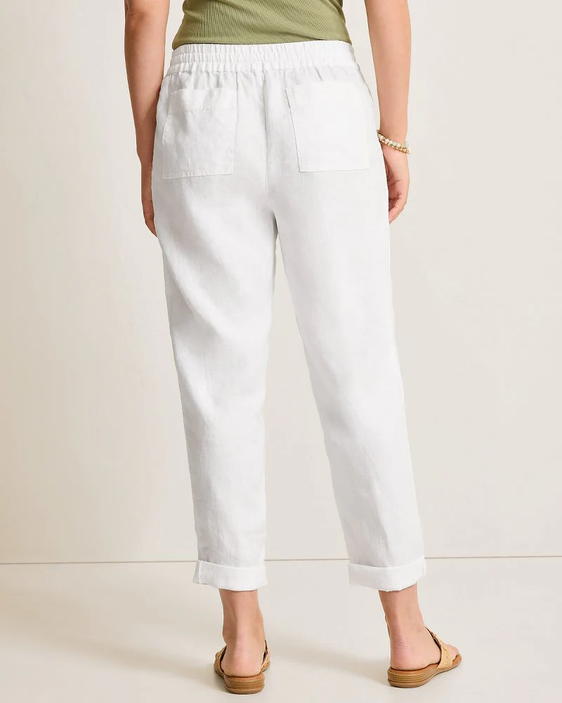 Two Palms HR Tapered Linen Pant - Image 3