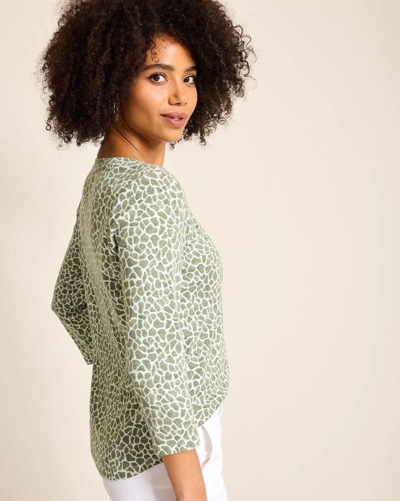Ashby Isles Safari Spots 3/4-Sleeve T-Shirt - Image 3