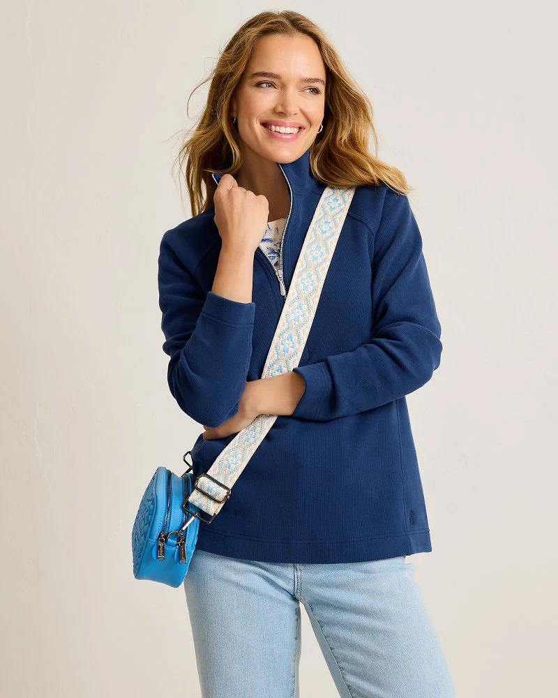 Aruba Half-Zip Sweatshirt - Image 2
