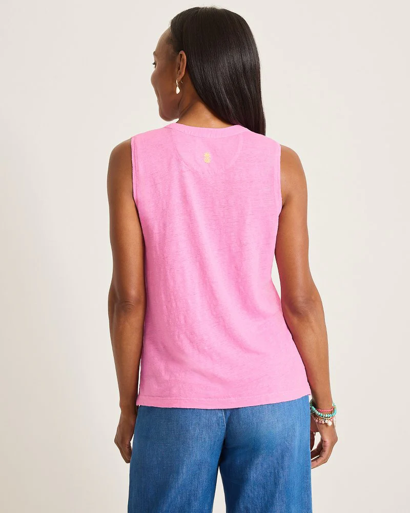 Lexie Linen Tank Top - Image 3