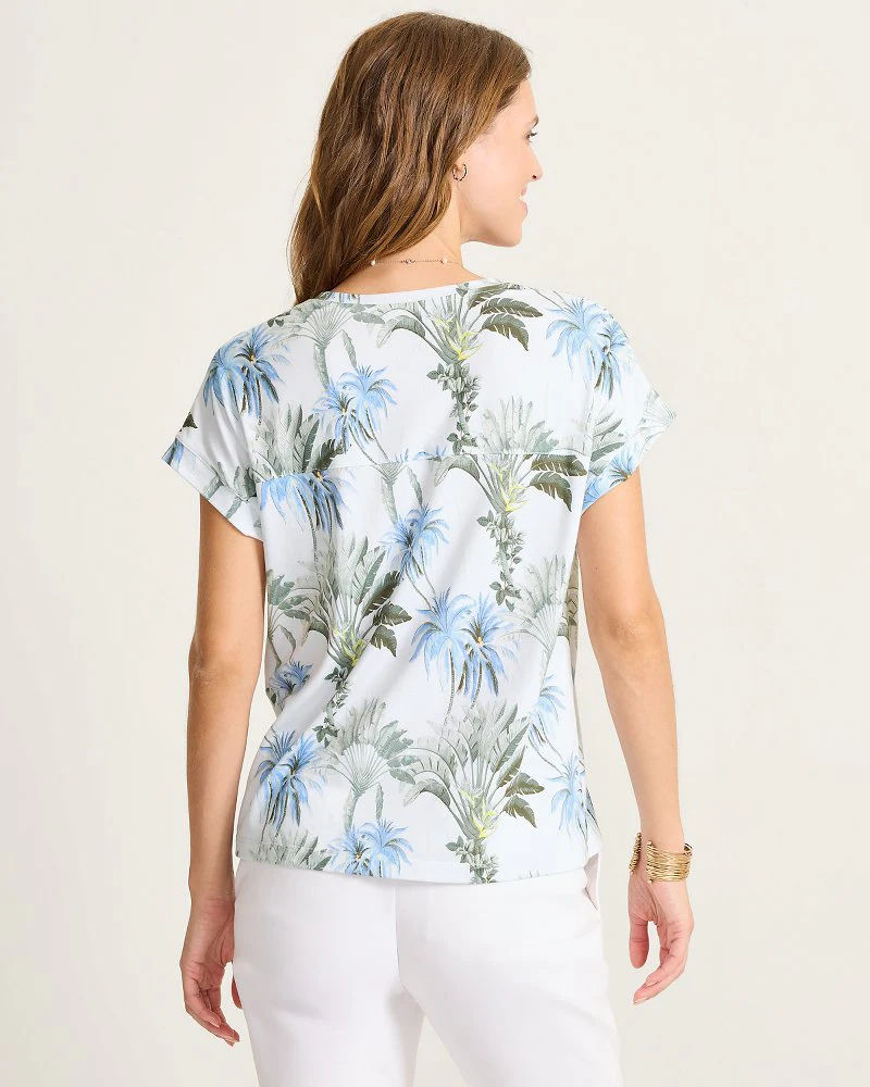 Kauai Palisade Palms V-Neck T-Shirt - Image 3