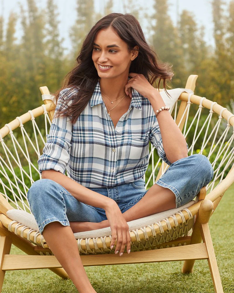 Breezy Shoreline Flannel Shirt - Image 3