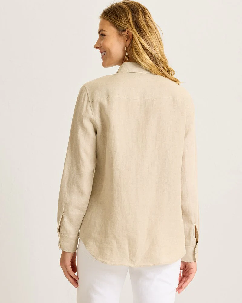 Coastalina Relaxed LS Shirt - Image 3