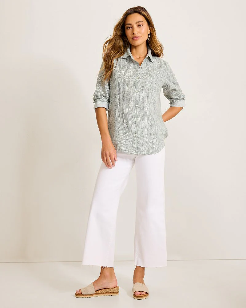 Shimmering Bay LS Relaxed Shirt - Image 5