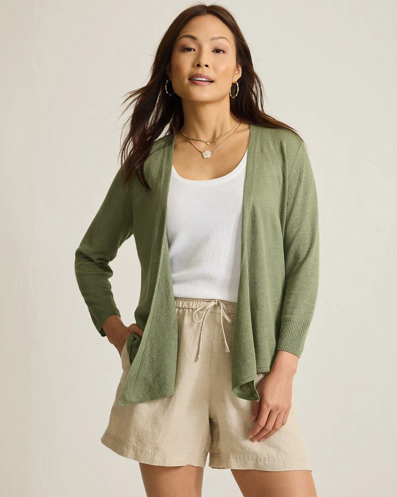 Addison Linen-Blend Cardigan - Image 2
